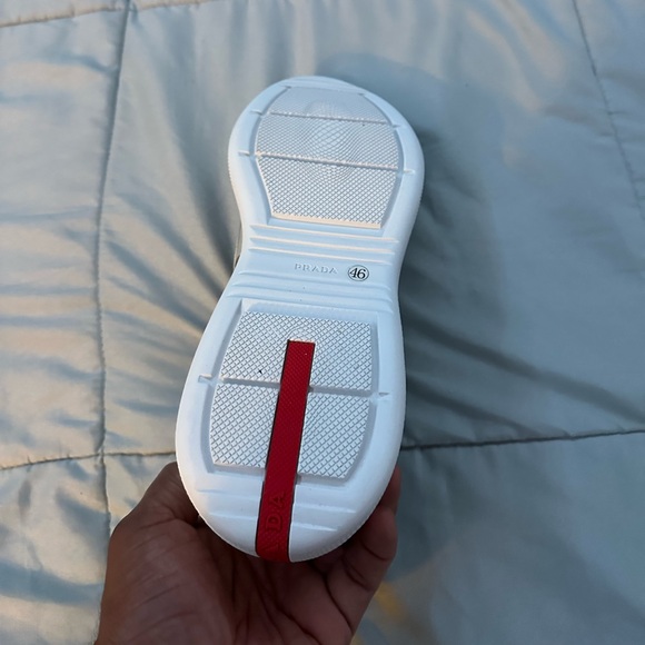 Patent leather and technical fabric Prada America's Cup sneakers - Picture 14 of 16